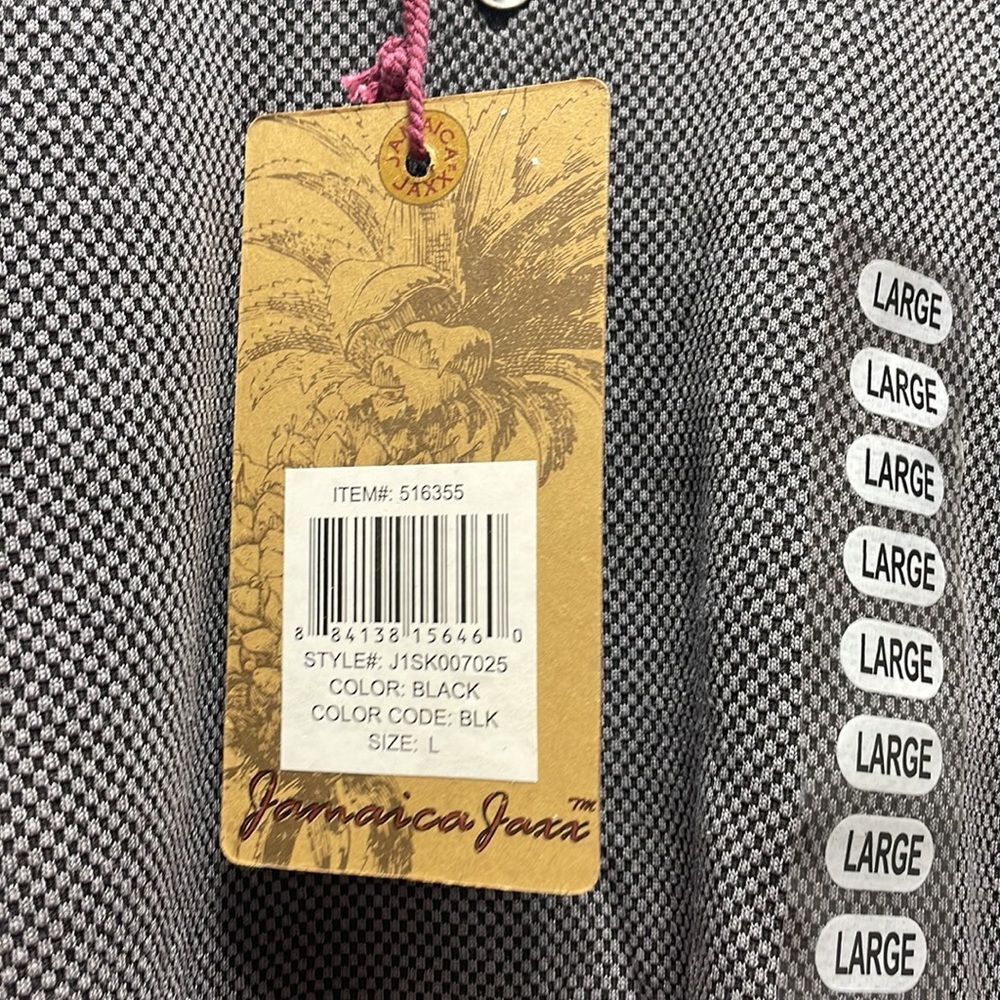 Jamaica Jaxx Mens button pull over shirts - Picture 5 of 7